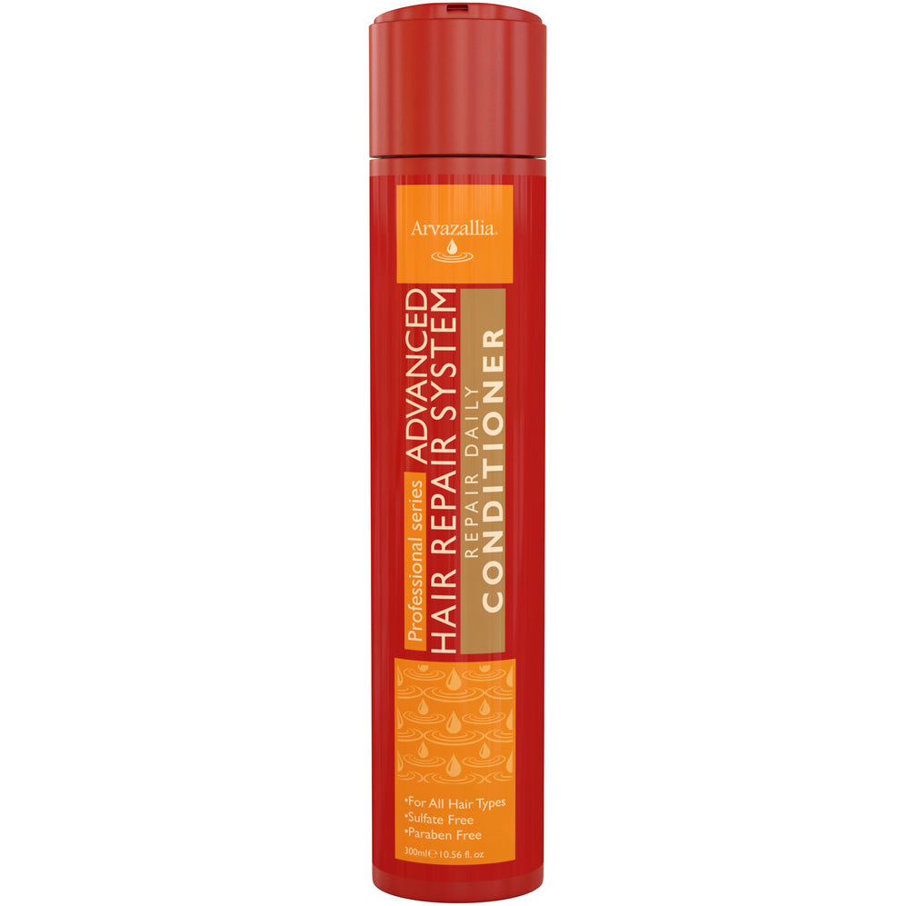 Arvazallia Advanced Hair Repair Daily Conditioner bottle with nourishing oils for healthier-looking hair.