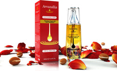 Arvazallia Argan Oil Leave-In Treatment being applied for hydration and manageability