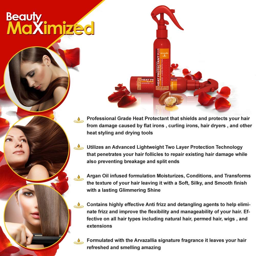 Arvazallia fragrance-refresh feature highlights refreshing scent after styling.