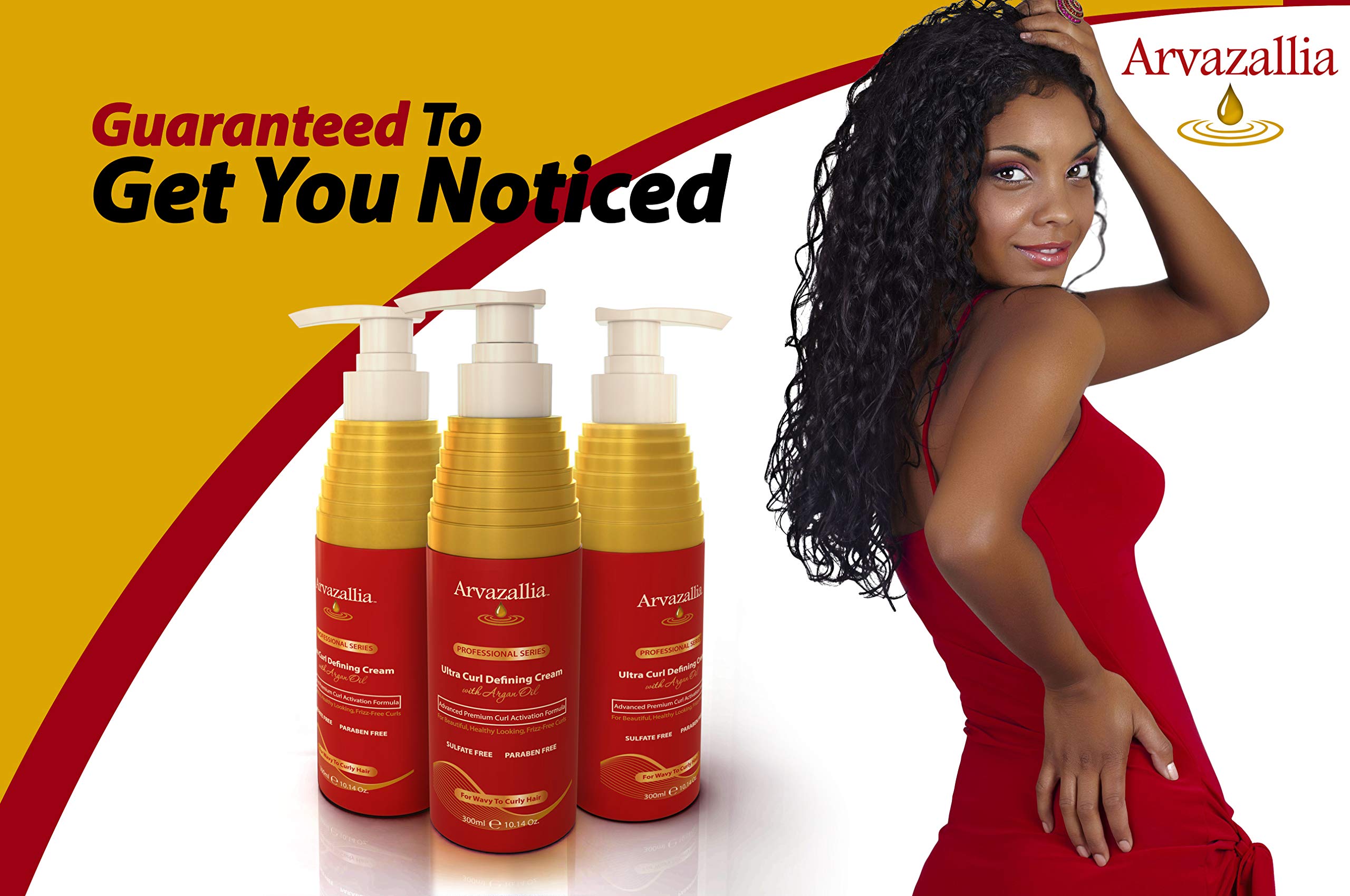 Arvazallia curl activation formula supports natural-looking curls with heat activation.