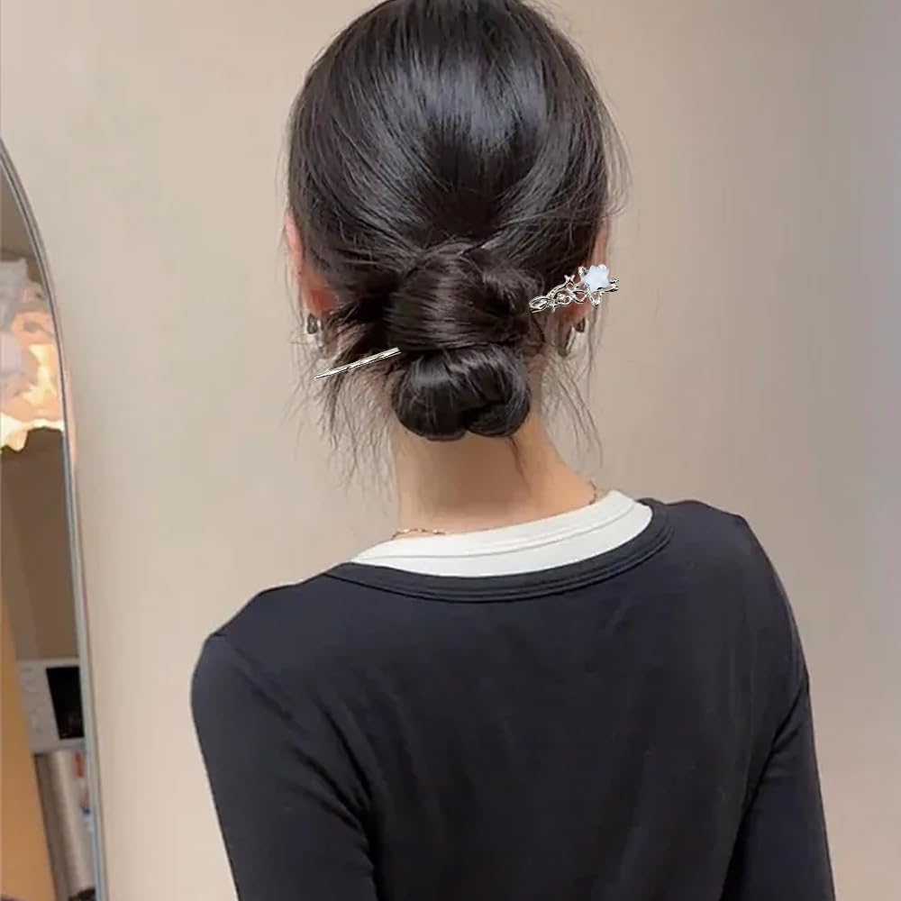 Arvintas Star Moon Hair Sticks four-pack offering versatile styling options
