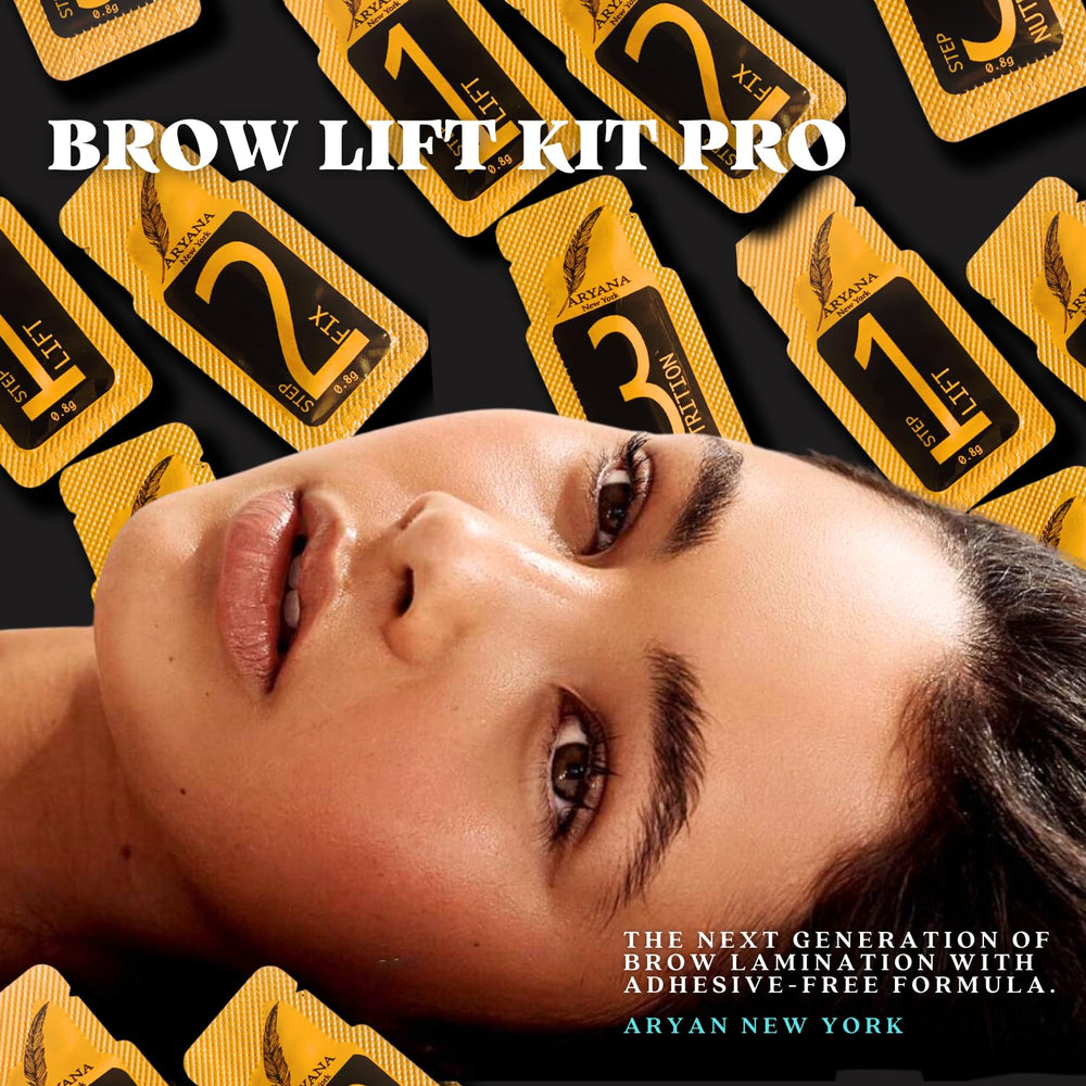 ARYANA NEW YORK brow lift steps adhesive-free three-step process
