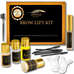 ARYANA NEW YORK eyebrow lamination kit packaging for at-home glam system.