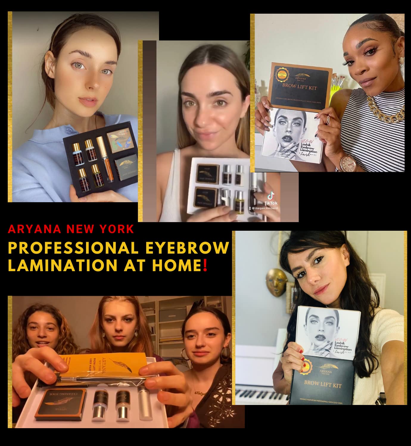 ARYANA NEW YORK mascara wands aid definition during lamination.