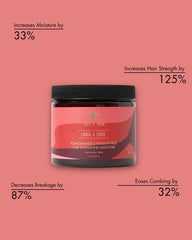 As I Am Long and Luxe Curl Enhancing Smoothie anti-frizz action on thirsty curls.