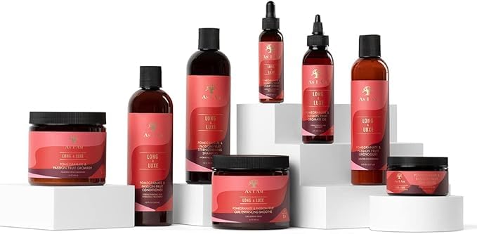 As I Am Long and Luxe Curl Enhancing Smoothie packaging and easy-to-use pump.