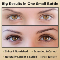 ASAMO close-up of dense lashes showcasing fuller look.