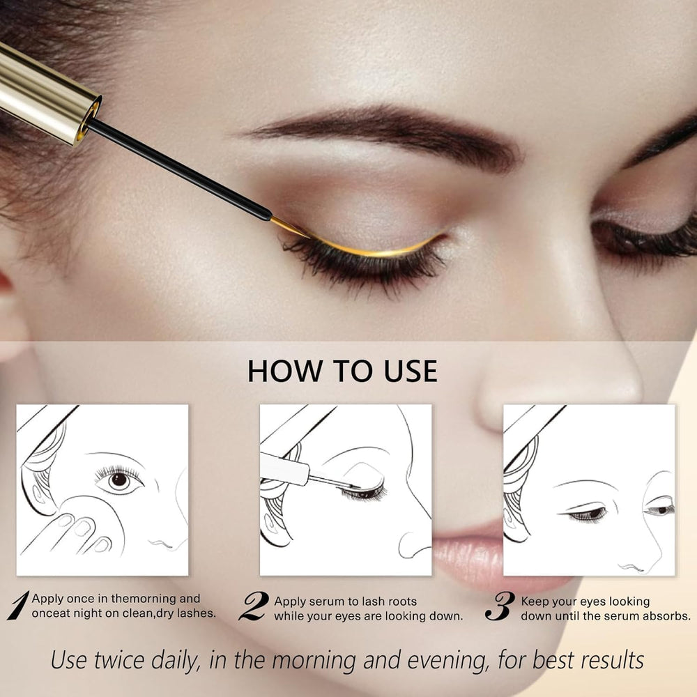 ASAMO night routine step for simple lash care