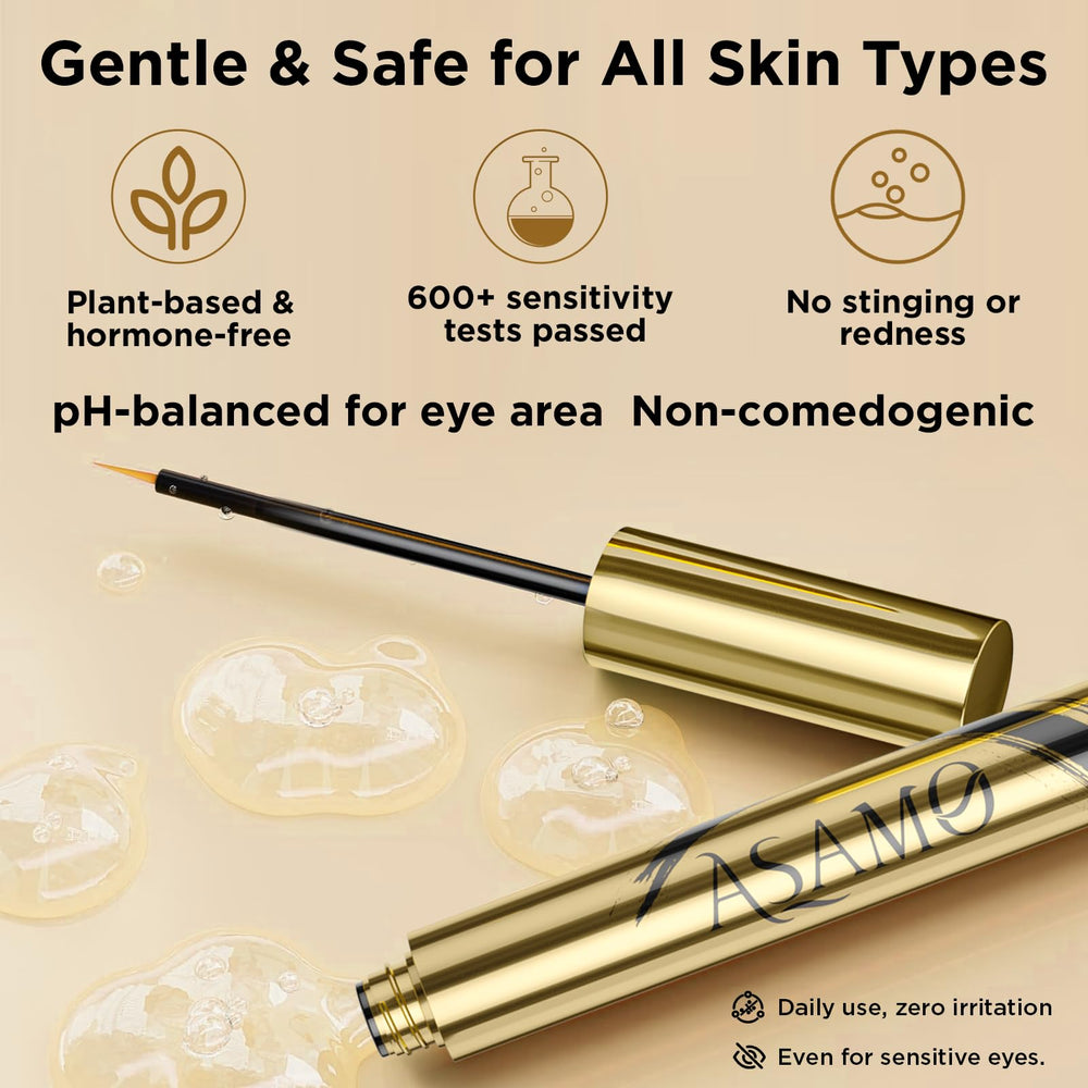 ASAMO plant extracts illustration highlighting natural ingredients.