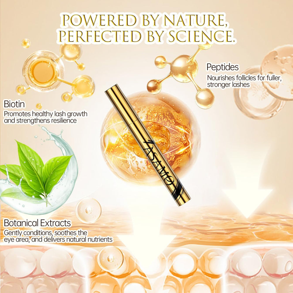 ASAMO PURE GOLD packaging detail with label shine.