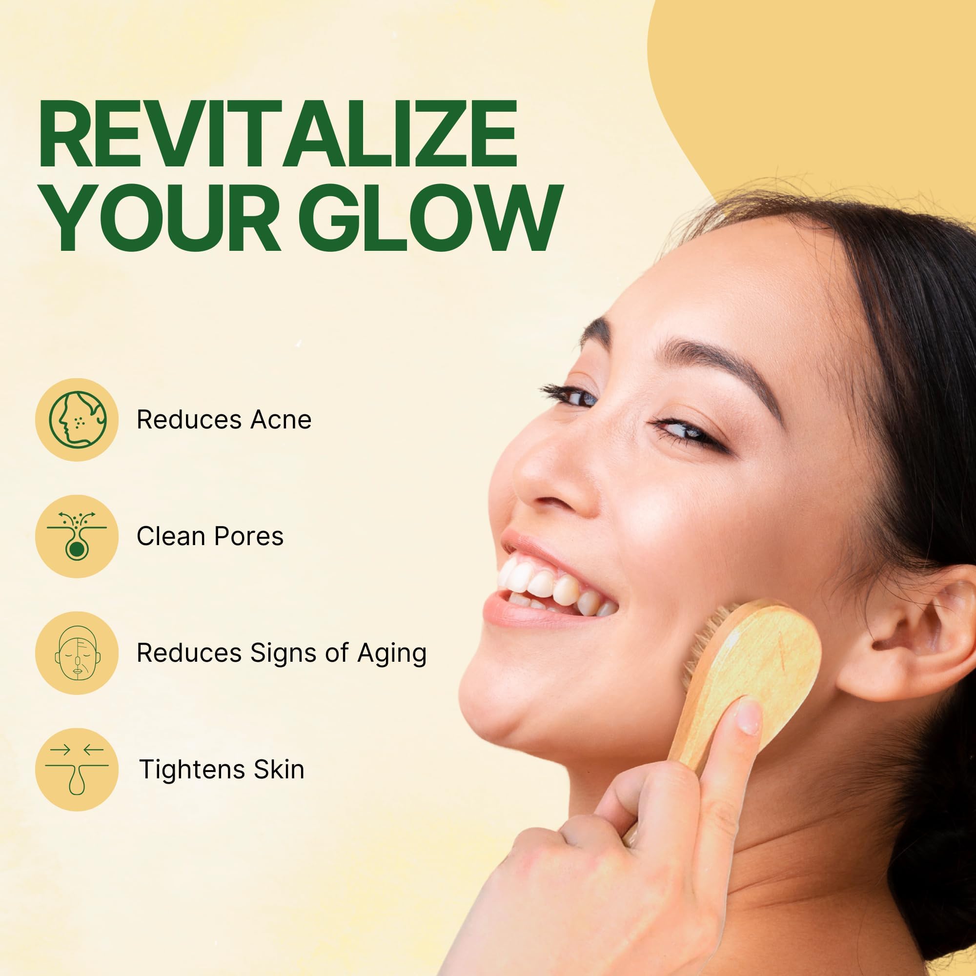 Asani face exfoliator enables gentle facial exfoliation for radiant, refreshed skin
