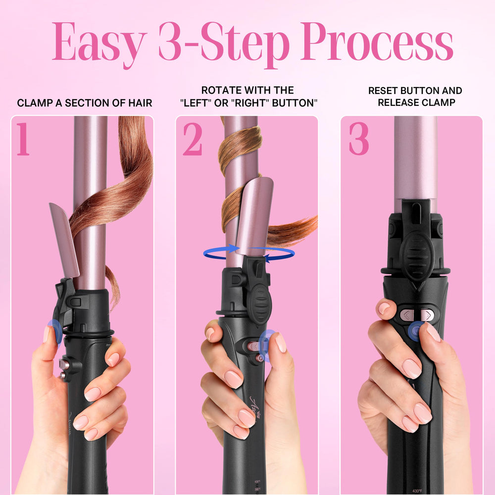Asani long-lasting waves stay put with upgraded motor and even heat.