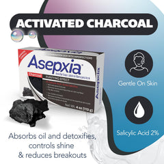Asepxia magnet-like pull action image lifting impurities from pores