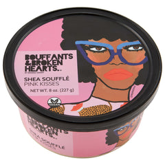 Ashanti Naturals Pink Kisses Souffle 8oz jar for deeply hydrated skin