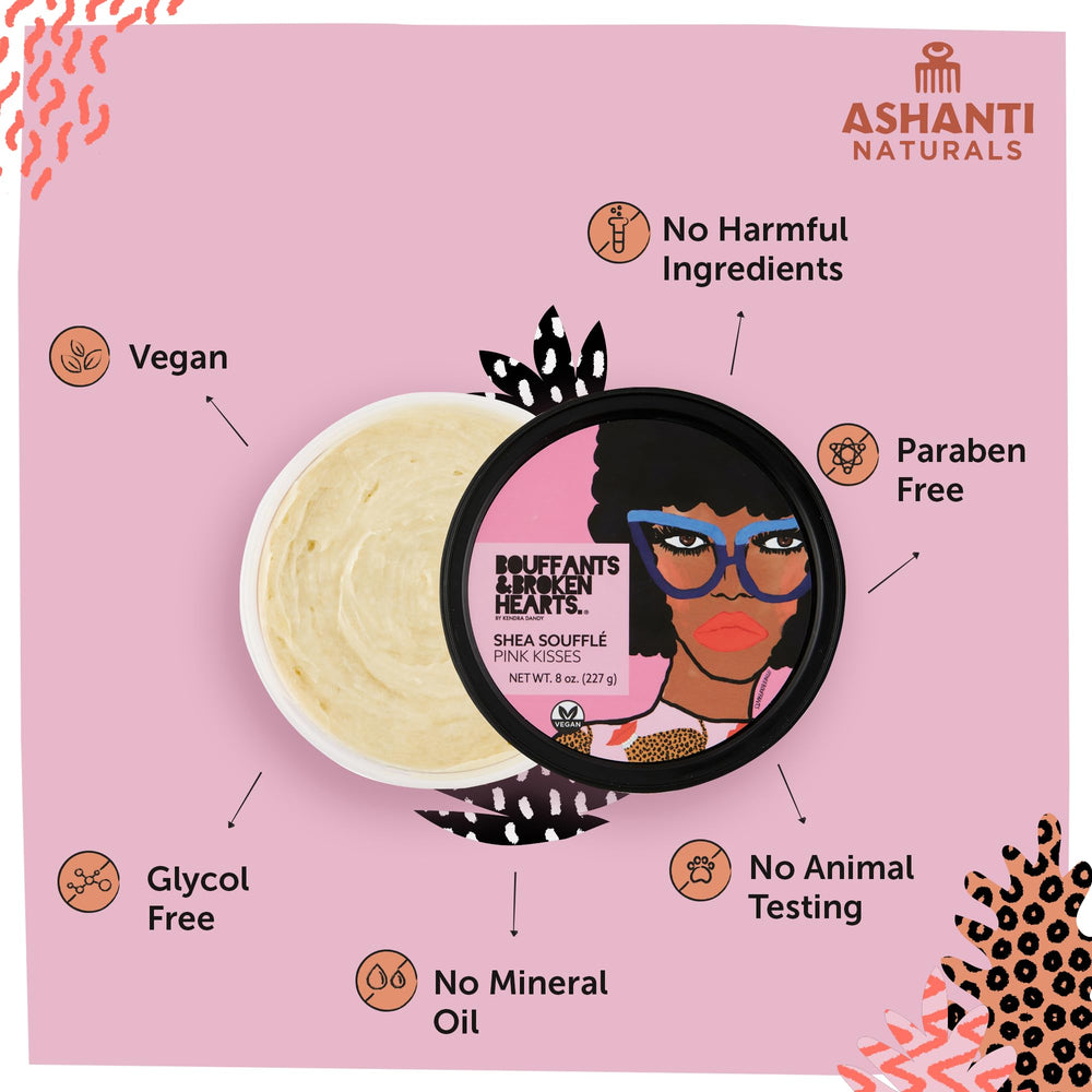 Ashanti Naturals pure shea butter jar for rich moisturizing and elasticity