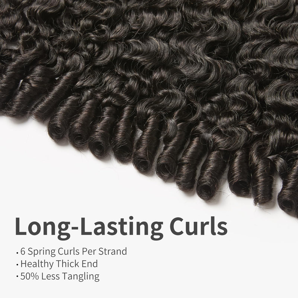 ASHINE Burmese curly bundles 22in pack highlights long, dramatic waves and volume.