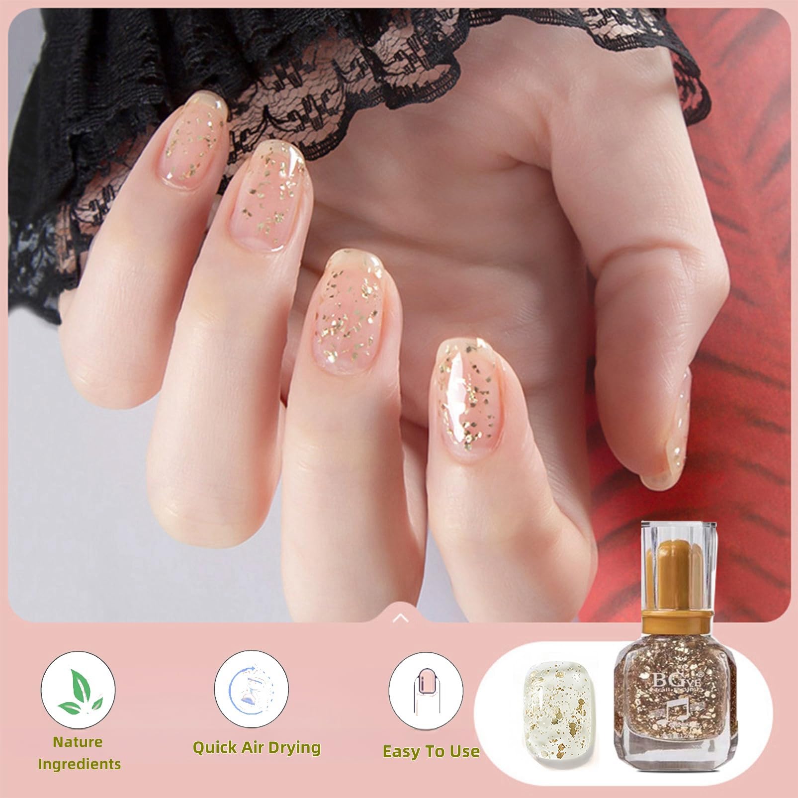 ASMAYSA long lasting gel polish wears 4-7 days with chip resistance.