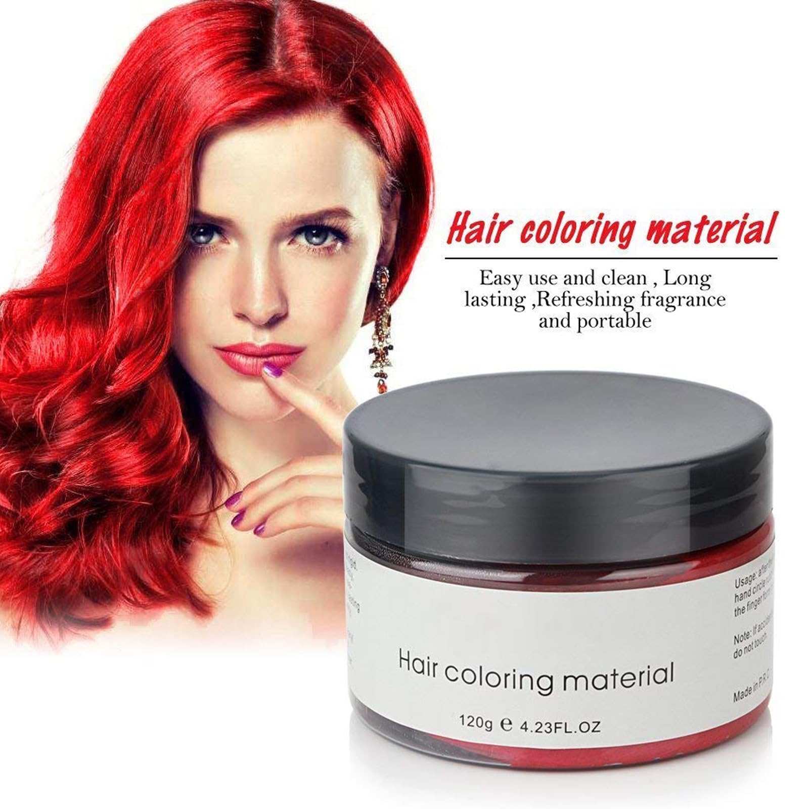 Asocrew Red wax spray for vibrant red look at Halloween cosplay.
