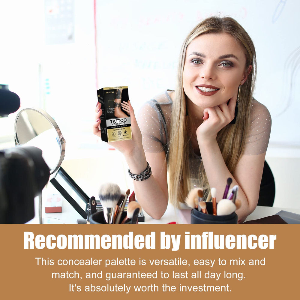 Asomooh tattoo cover up applicator brush enables precise blemish coverage