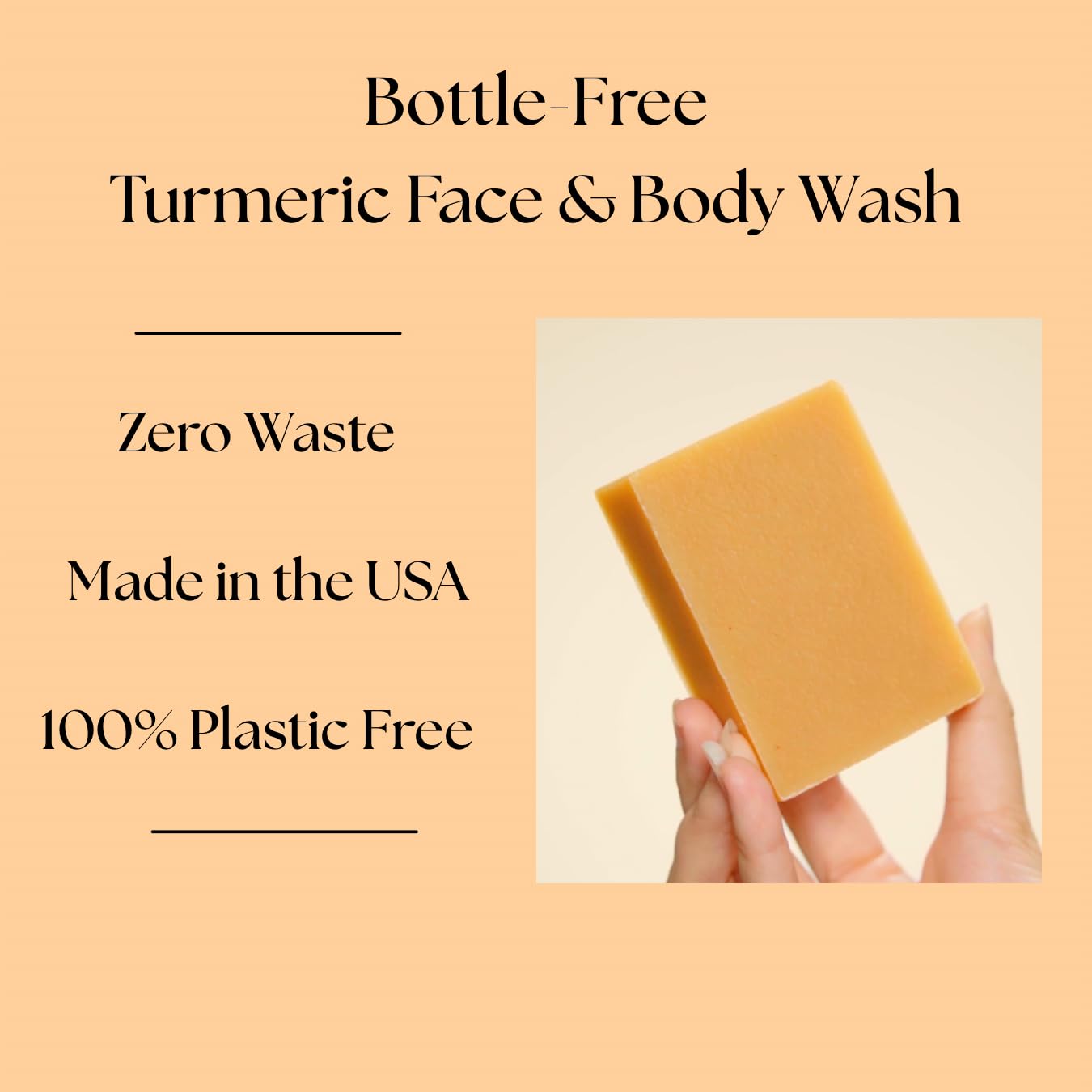Aspen Kay Naturals Turmeric Soap earthy aroma from turmeric essential oil.