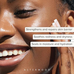 Asterwood Ceramide Serum application glide highlighting quick absorption and smooth base.