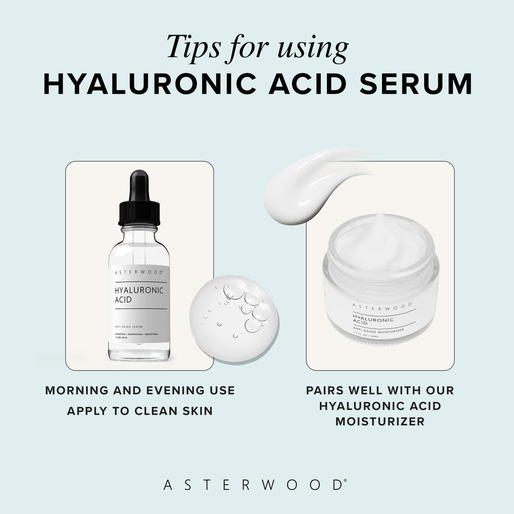 Asterwood Hyaluronic Acid Serum vegan cruelty-free badge highlights ethical skincare