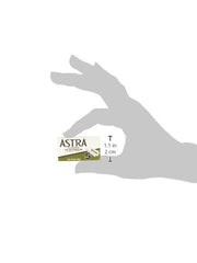 ASTRA platinum-coated double-edge blade close-up – durable, smooth shave potential