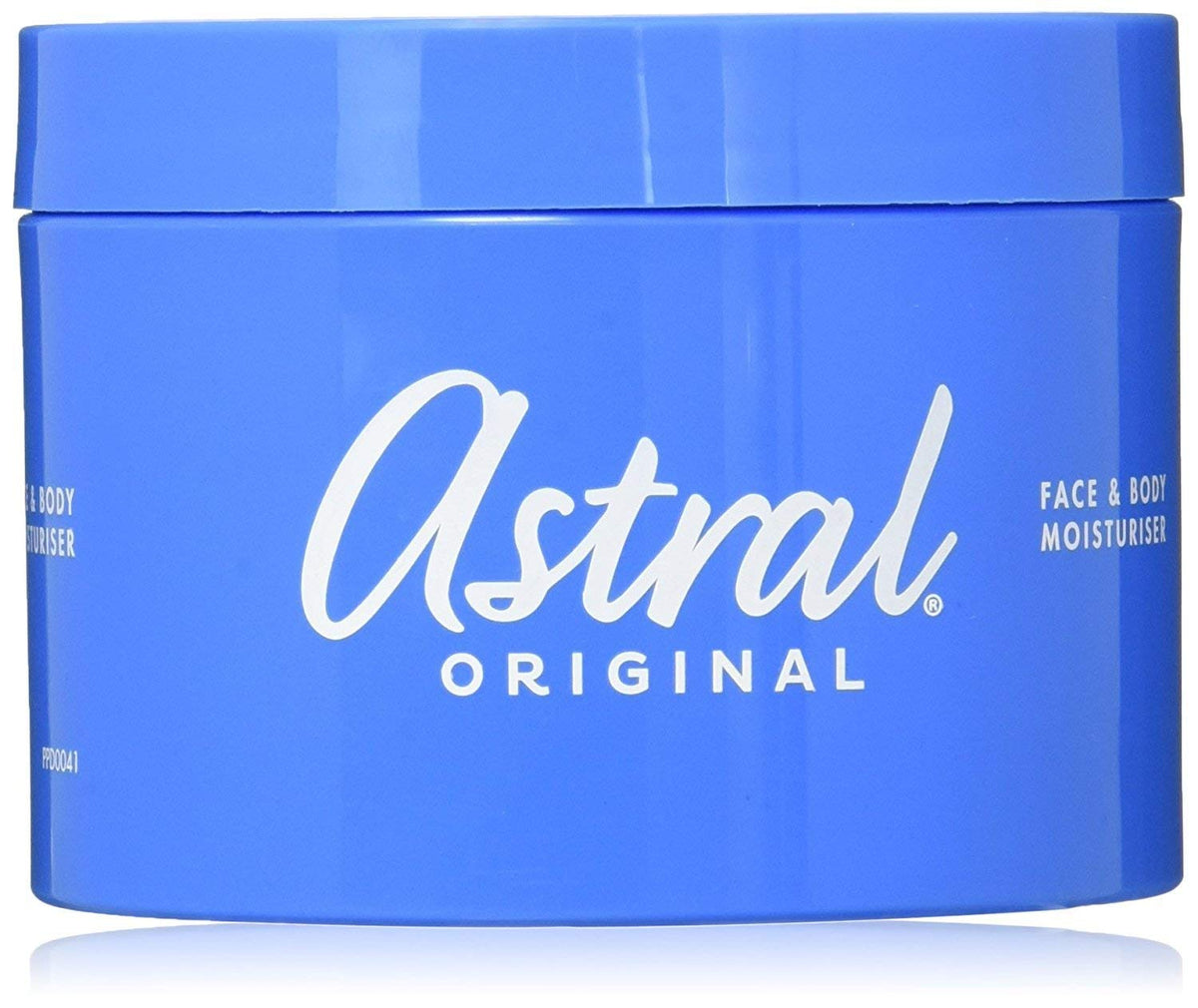 Astral All Over Moisturiser Cream 500ml bottle delivers rich hydration for daily skin nourishment.