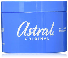 Astral All Over Moisturiser Cream 500ml texture closeup shows creamy formula ideal for quick daily moisturising.
