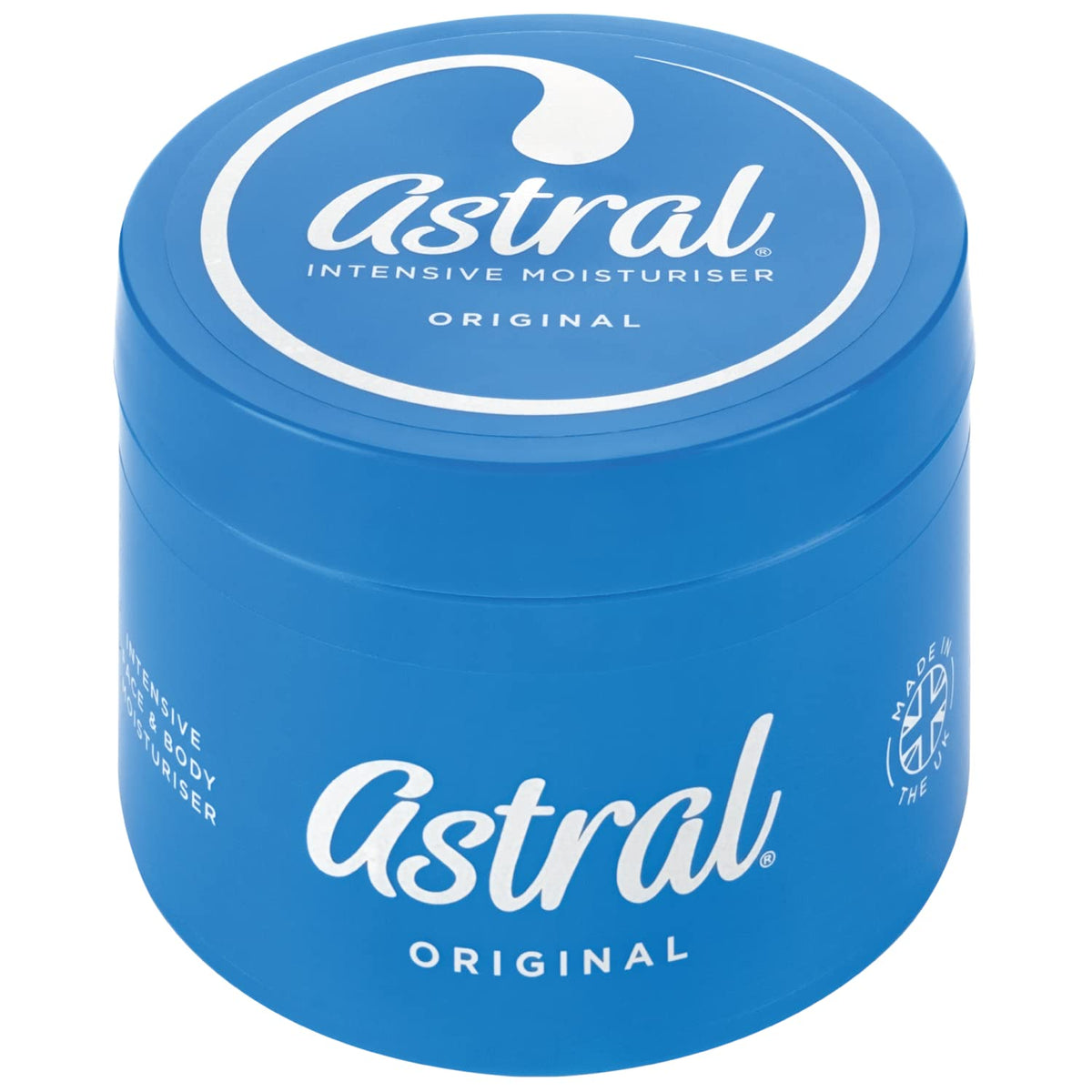 Astral Moisturising Cream 500ml tub delivers rich daily hydration.