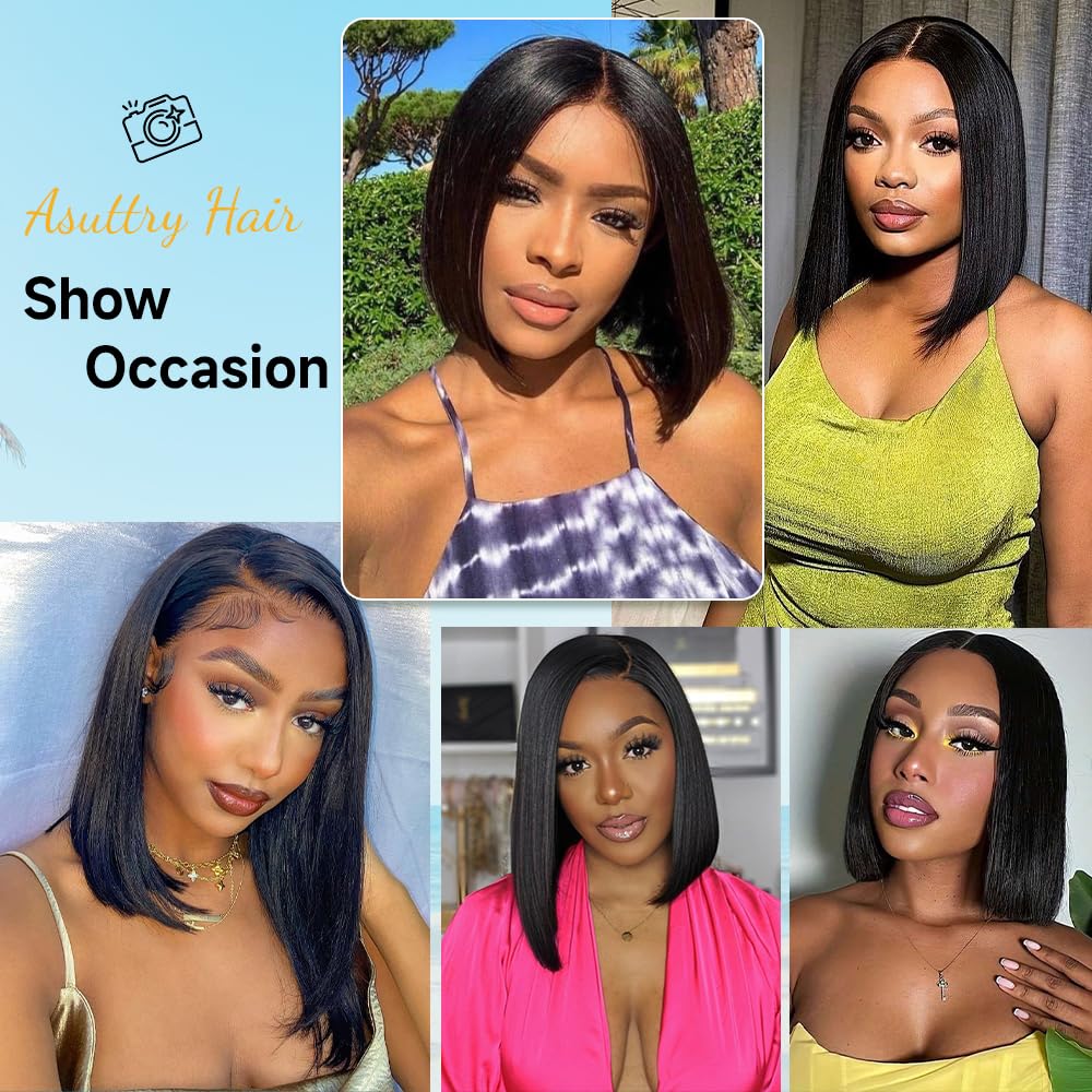 ASUTTRY 13x4 HD Lace Front wider parting for versatile styling and seamless blend.
