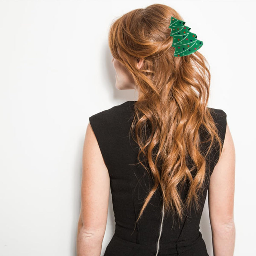 ASVNRES Christmas snowman hair clip adds playful winter styling