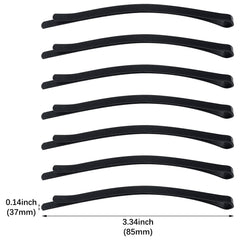 Aswewamt black jumbo bobby pins open clip for quick styling adjustments.