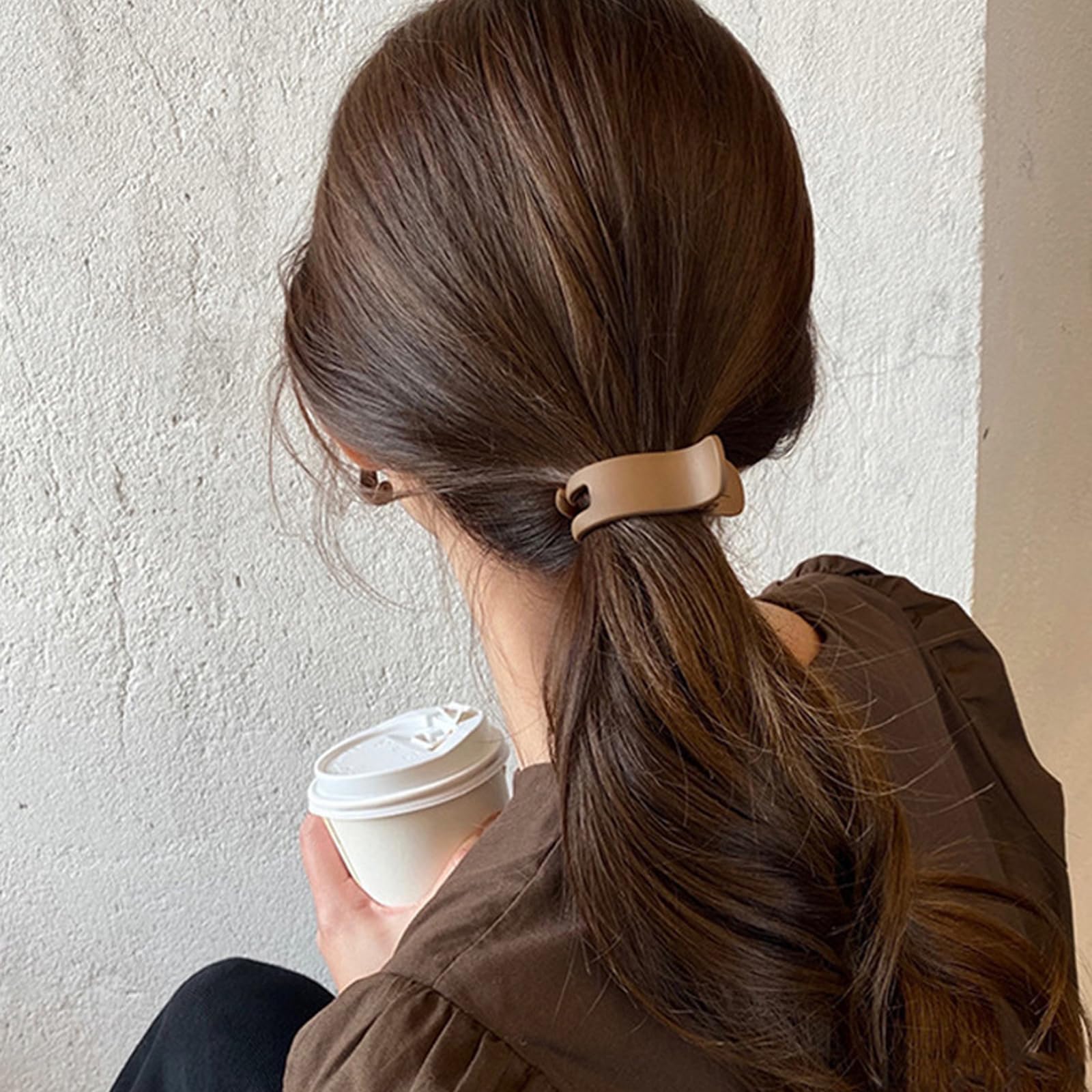 Aswewamt hair clips in action for daily hairstyles and chores
