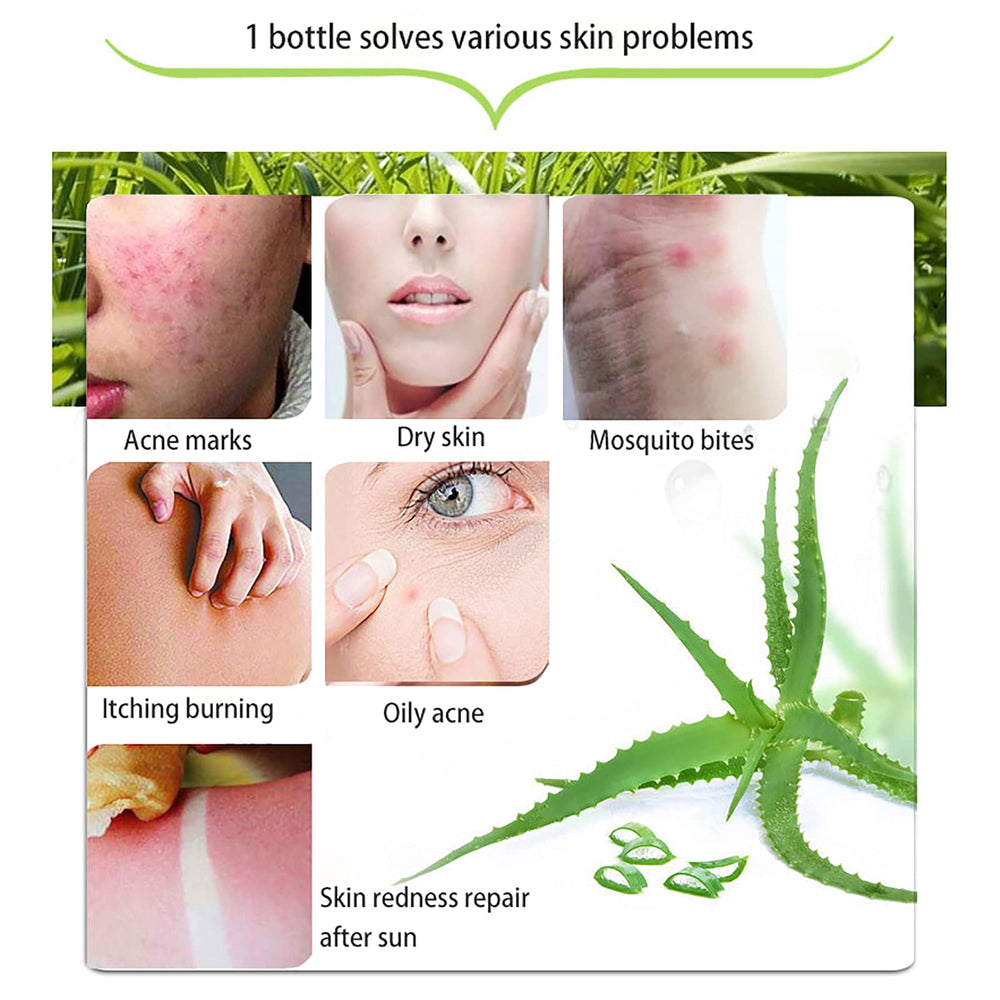 ASYBO gel aloe vera para cabello, reparación suave y brillo