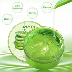 ASYBO gel aloe vera en envase claro, calma irritaciones de la piel