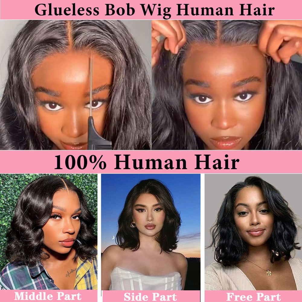 Atilck Brazilian human hair wig supports straightening, curling, and color changes