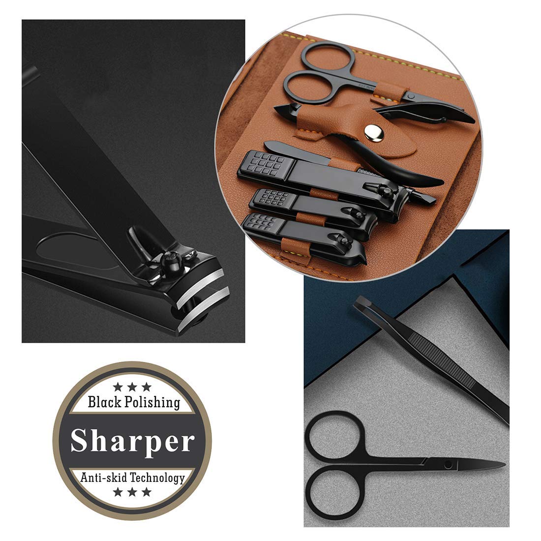 ATIMIER pu leather case close-up conveys premium organization and protection.