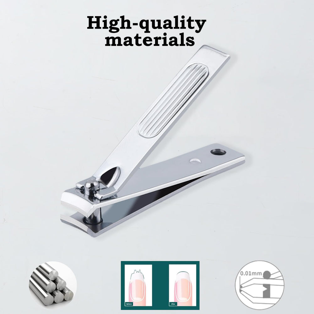 Atimier nail clipper grip ergonomic, comfortable handling for steady cuts.