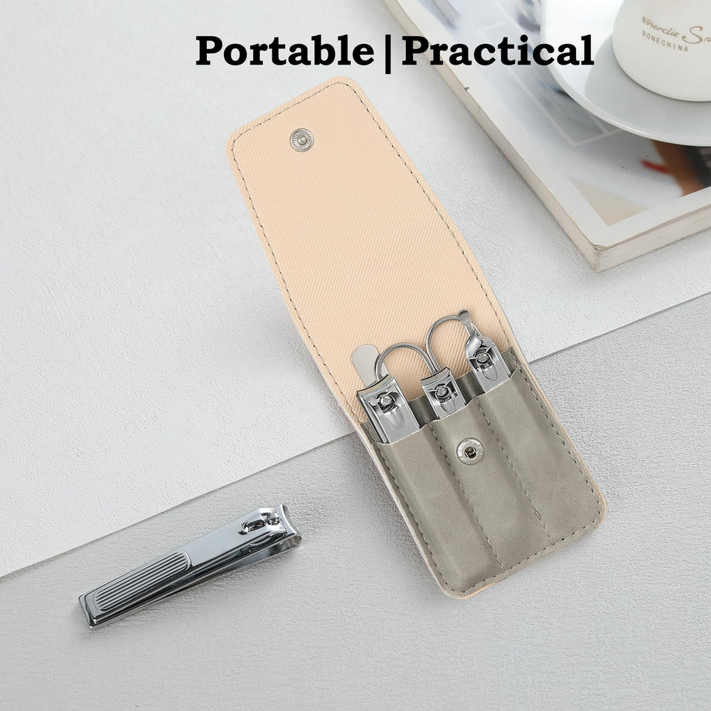 Atimier nail clipper travel case, ideal for on-the-go nails care.