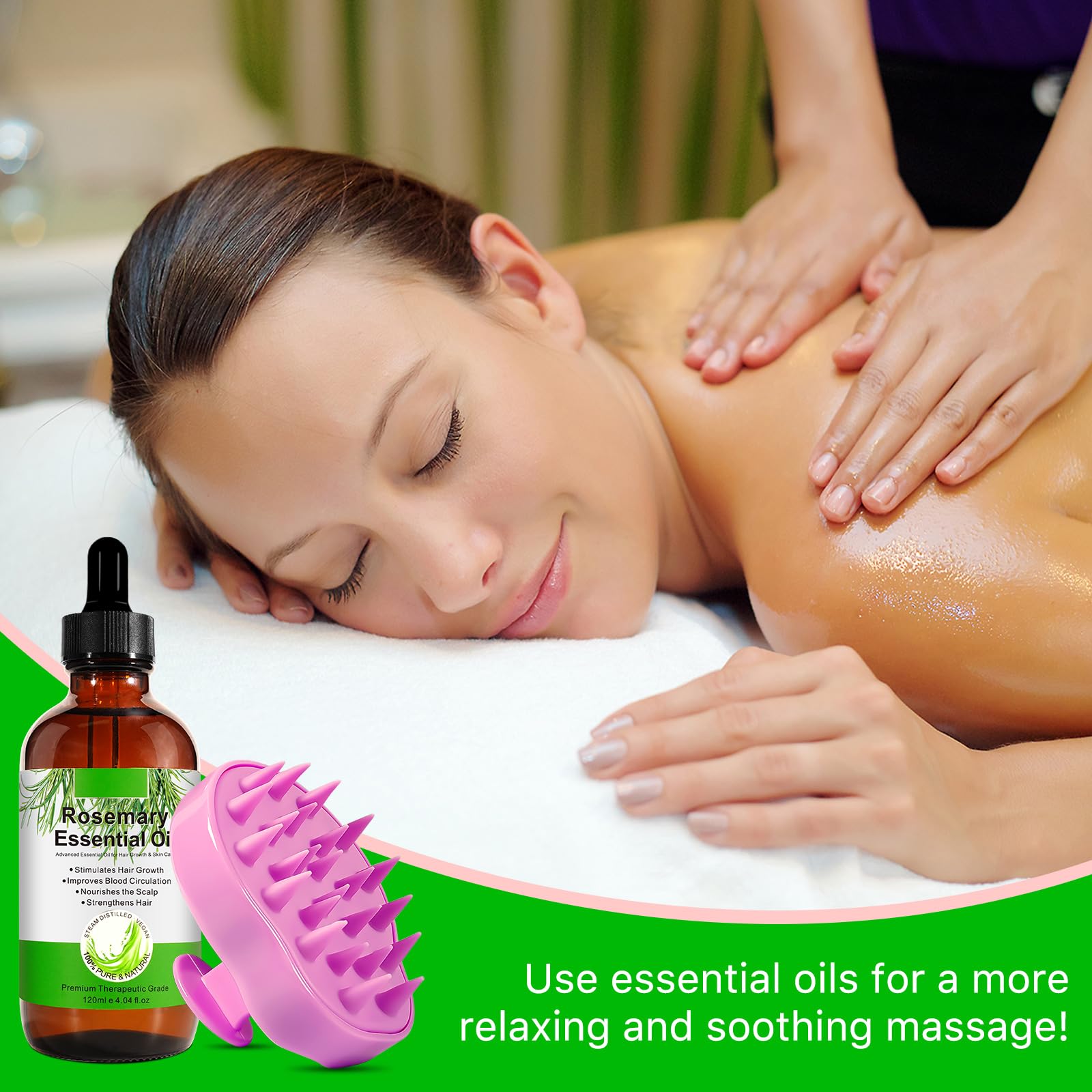 ATOANY rosemary oil multipurpose use for hair, skin, and massage.