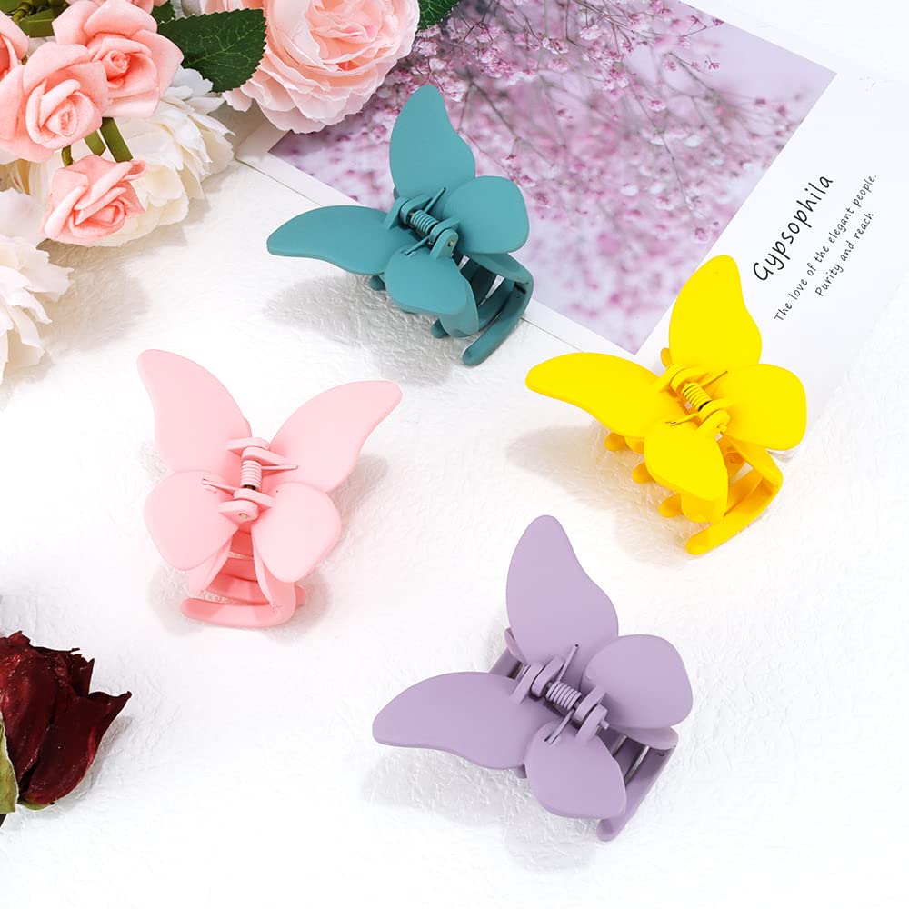 ATODEN Butterfly Hair Clips colorful pack shown for gifting and styling.