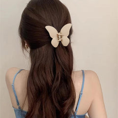 Atoden butterfly hair clips color variety closeup shows vibrant matte finish