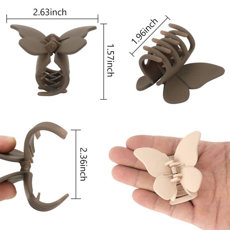 Atoden butterfly hair clips in daily-use scenario during routine makeup