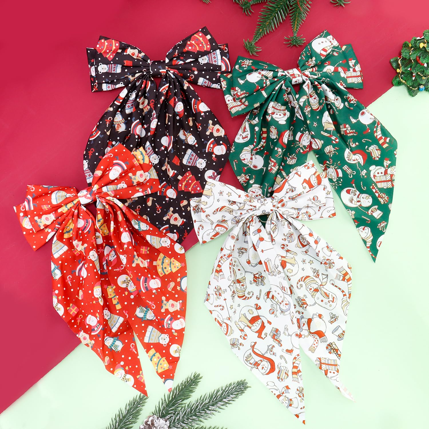Atoden hair bows stay secure through events with sturdy clips and plush fabric