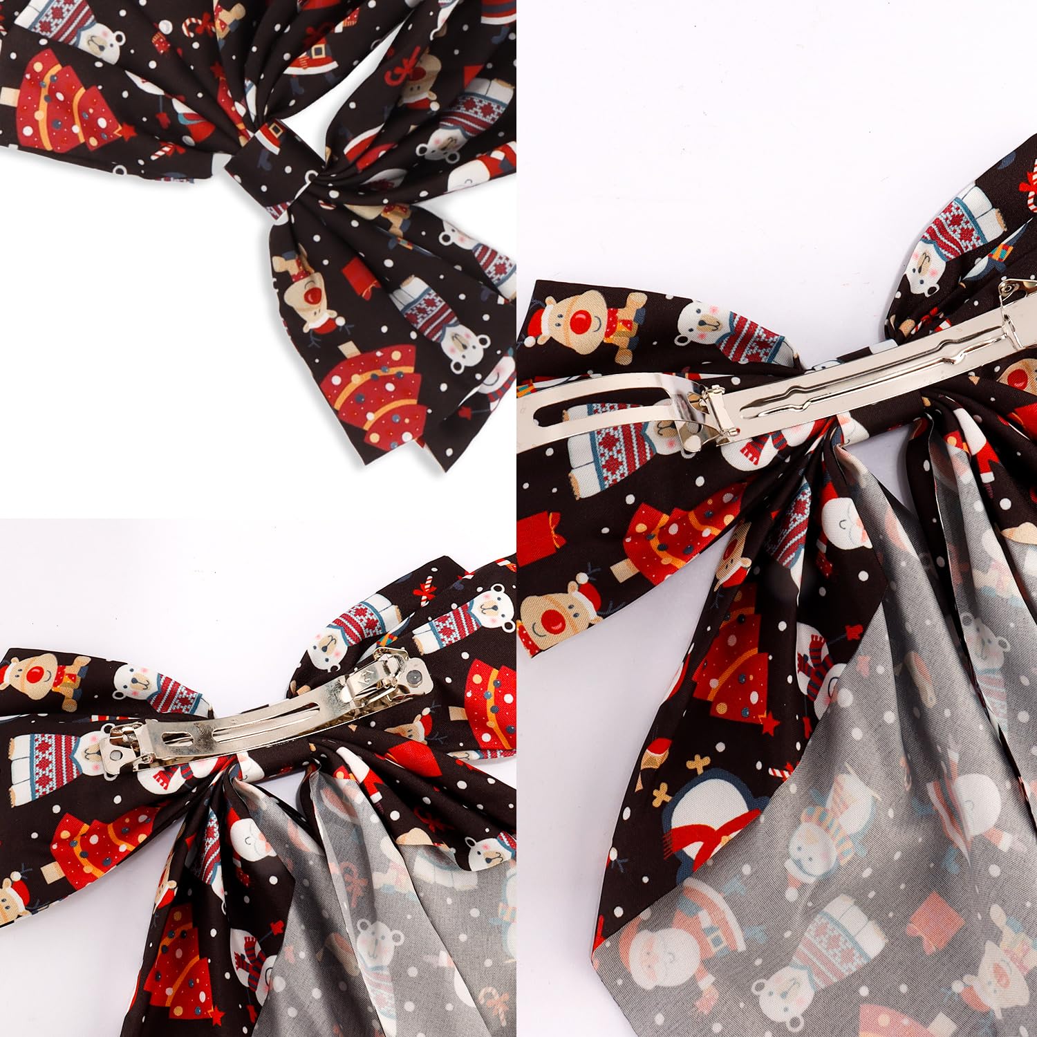 Atoden soft fabric bow clip provides lightweight comfort and reliable hold