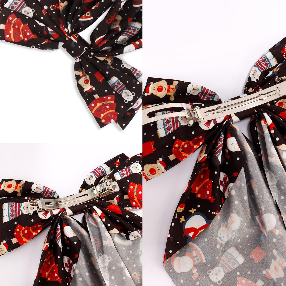 Atoden soft fabric bow clip provides lightweight comfort and reliable hold
