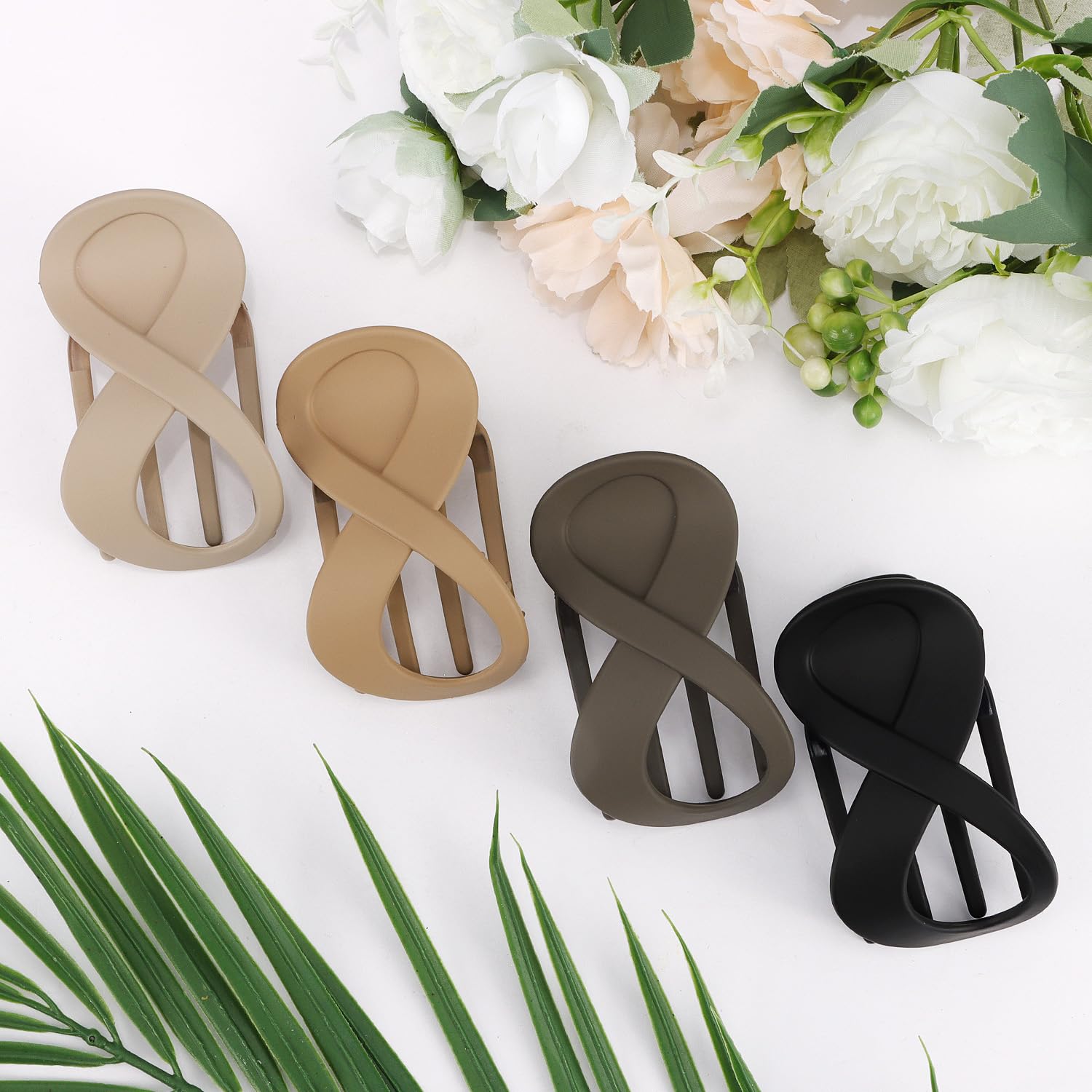 Atoden flat hair clips suitable for all hair types from thin to thick.