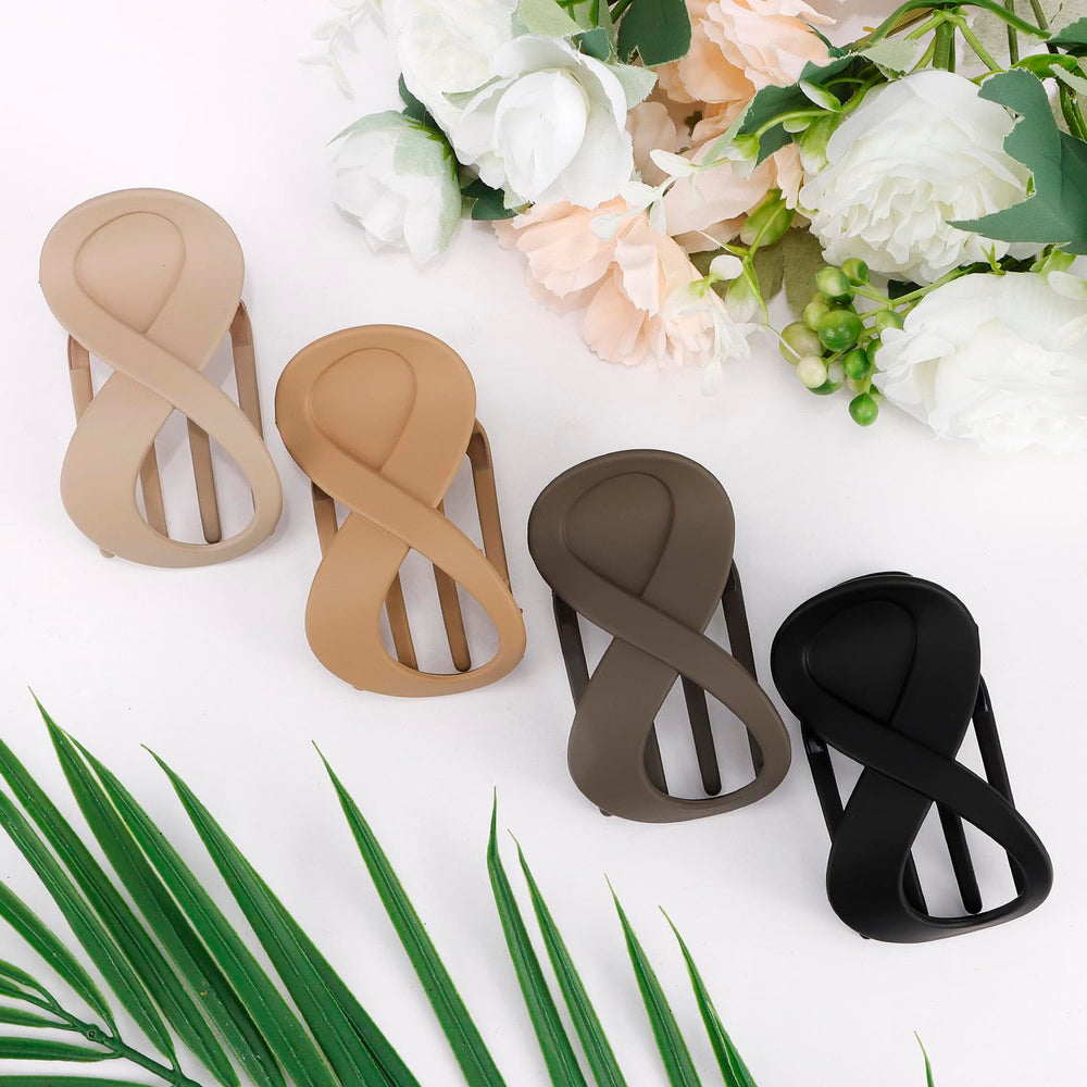 Atoden flat hair clips suitable for all hair types from thin to thick.