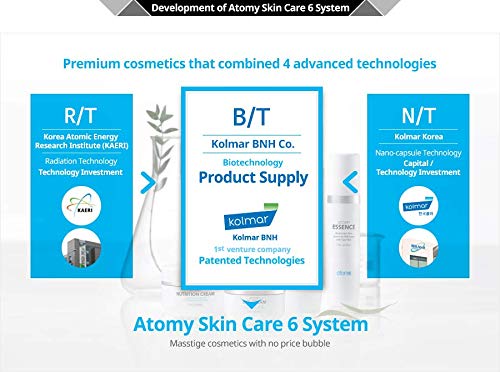 Atomy BB Cream face swatch nude demonstrates natural finish and coverage